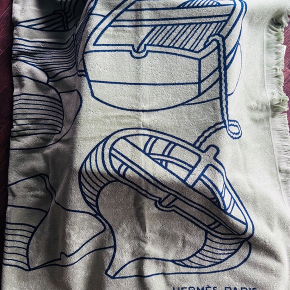 Hermès: Drap de Plage Yachting Thalassa Beach Towel (Brand New In Box) - Picture 3 of 3